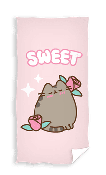 shumee Kopalna brisača 70x140 Pusheen Pink So Sweet Rose