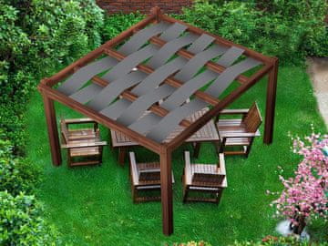 shumee Vodoodporni pas za paviljon 0,7x5 bež