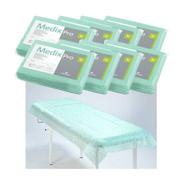 shumee Rjuhe za enkratno uporabo 80 cm x 210 cm zelene 20 g MedixPro 80 kosov