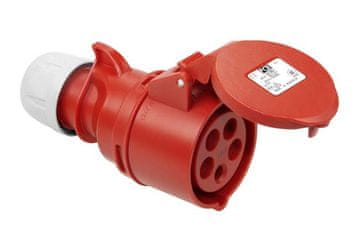 PCE Prenosna napajalna vtičnica za kabel 32A 5P 400V IP44