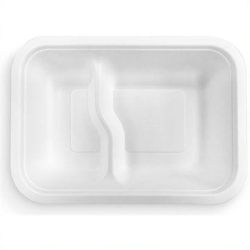shumee Dvodelna posoda za sladkorni trs 1000 ml, 25 x 18 x 4 cm serija "5" 50 kosov.