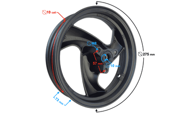 shumee Sprednji obroč 2,5-10 Scalpel kolutna zavora