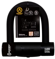 shumee Zaponka AUVRAY U-LOCK XTREM MEDIUM BLACK EDITION - 18 mm zatič, 155 mm x 163 mm (razred S.R.A.)