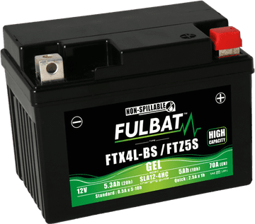shumee FULBAT FUL GEL baterija - FTX4L-BS / FTZ5S / YTX4L-BS / YTZ5S (gel, brez vzdrževanja)