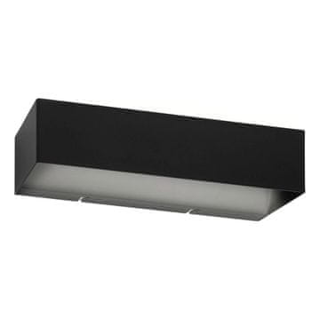 BRILONER LED stenska svetilka IP44 črna 36 cm 8W ogledalo kopalnica hodnik nevtralna barva