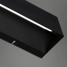 BRILONER LED stenska svetilka IP44 črna 36 cm 8W ogledalo kopalnica hodnik nevtralna barva