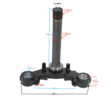 shumee Sedežna opora za moped Fighter 2