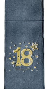 shumee 20-delni črni prtički, 18 strani, 32 x 38 cm Kie-18black