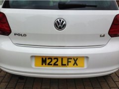 shumee VW POLO 5 V - KROMIRANI LETOVI Kromirana zaščita prtljažnika