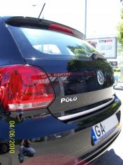 shumee VW POLO 5 V - KROMIRANI LETOVI Kromirana zaščita prtljažnika