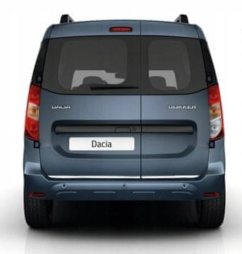 shumee Dacia DOKKER 2012- KROMIRANE Obrobe prtljažnika