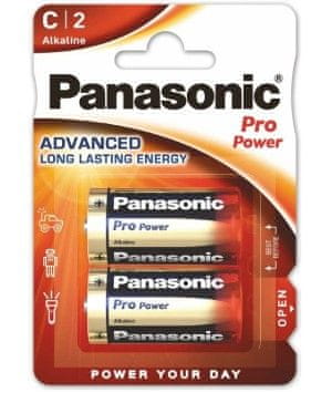 shumee 2 bateriji PANASONIC LR14 PRO POWER