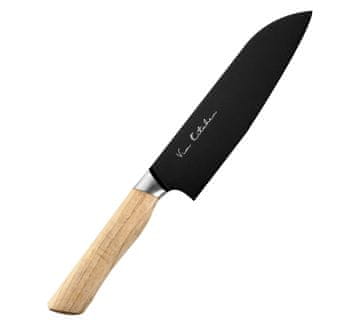 shumee Satake Black Ash Santoku nož 17 cm