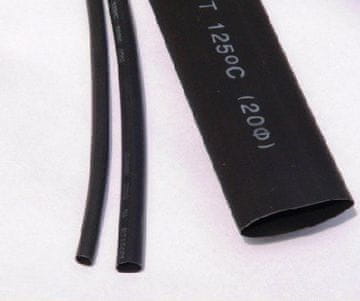 shumee Termoskrčljiva cev z lepilom 3mm/1mm črna