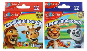 shumee 12 voščenih barvic INSPIRIA