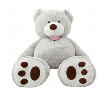 shumee Teddy Amigo 140cm - siv