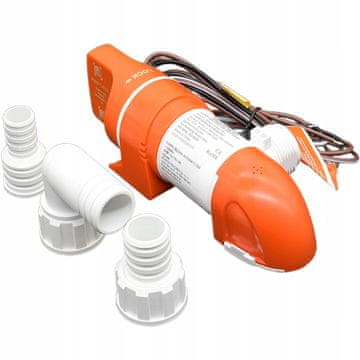 shumee SEAFLO 12V 1100GPH 70L NIZKOPROFILNA AVTOMATSKA ČRPALKA ZA KALUŽNO VODO