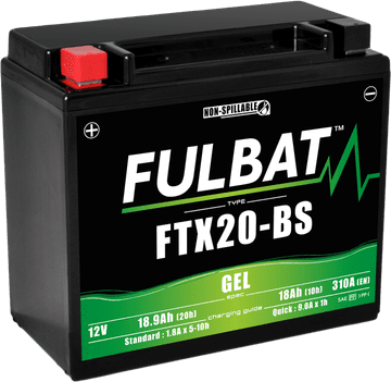 shumee FULBAT FUL GEL baterija - FTX20-BS / YTX20-BS (gel, brez vzdrževanja)