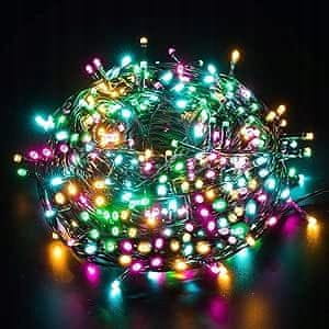 shumee LED svetilke, 1000 barvnih diod, 100 m,