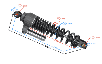 shumee Zadnji amortizer E-Max/E-Max ONE/E-max lit-ion
