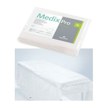shumee Rjuhe za enkratno uporabo 160 cm x 210 cm bele 20 g MedixPro 5 kosov