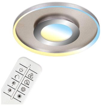 BRILONER Stropna svetilka z daljinskim upravljalnikom LED 25W barva SPREMENLJIVA okrogla 50cm DNEVNA SOBA SPALNICA