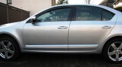 shumee Škoda OCTAVIA II kromirane okrasne letve bočnih vrat