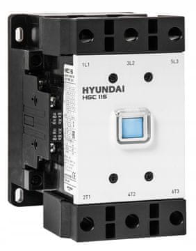 shumee HYUNDAI - KONTAKTOR HGC 115A AC3/440V, 60KW, 2NO+2NC, TULJAVA AC/DC, 220V