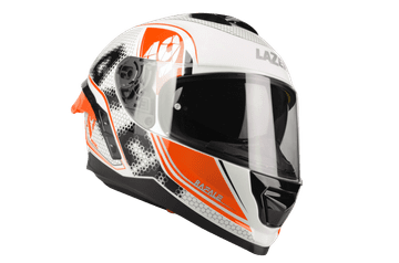 shumee Motociklistična čelada LAZER RAFALE SR Pixel (barva: bela - črna - rdeča) XL