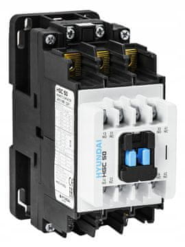 shumee HYUNDAI - KONTAKTOR HGC 50A AC3/440V, 22KW, 2NO+2NC, TULJAVA 230V 50HZ / 250V 60HZ, 230V