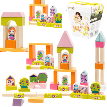 shumee LESENI IZOBRAŽEVALNI GRADBENI BLOKOVI KOMPLET BLOKOV PRINCESS WORLD