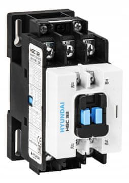 shumee HYUNDAI - KONTAKTOR HGC 32A AC3/440V, 3P + 1NO1NC, 230V 50HZ / 250V 60HZ, AC1-55A, EU AC690V,