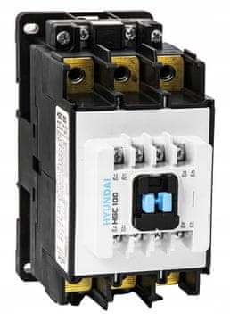 shumee HYUNDAI - KONTAKTOR HGC 100A AC3/440V, 3P + 2NO2NC, 230V 50HZ / 250V 60HZ, AC1-145A, EU AC690V,