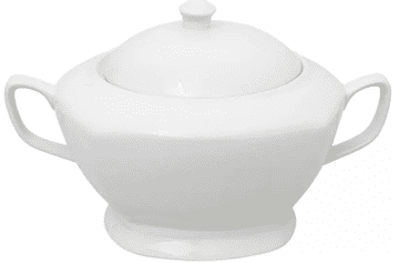 shumee 2,5l bela porcelanasta vaza MINC OD1808