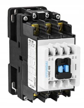 shumee HYUNDAI - KONTAKTOR HGC 65A AC3/440V, 3P + 2NO2NC, 230V 50HZ / 250V 60HZ, AC1-100A, EU AC690V,