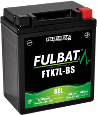 shumee FULBAT FUL GEL baterija - FTX7L-BS / YTX7L-BS (gel, brez vzdrževanja)