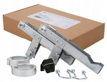 shumee Jeklena antenska objemka za dimnik, nosilec antenskega droga z napenjanjem