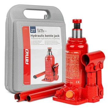 AMIO Hidravlični stebriček 2T 2000 kg PVC boks AMIO-04182