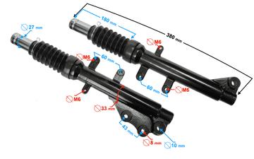 shumee Scalpel sprednji amortizerji