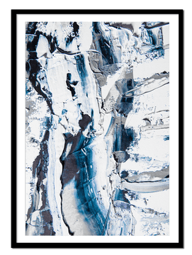 shumee SLIKARSKI PLAKAT V OKVIRJU abstraktne akvarelne barve abstraktna barva P2422_43x53