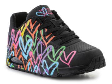 shumee Skechers Highlight Love 177981/BKMT črna/večbarvna EU 39