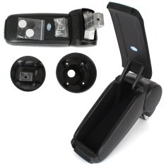 MODECAR MINI R50 / R53 01-06 komplet naslonov za roke ČRNEGA TKANINE + komplet za montažo