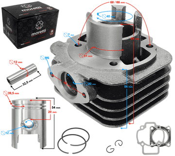 shumee Cilinder za skuter 2T 50cc Piaggio Typhoon