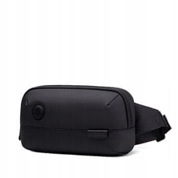 shumee Črna moška ženska torba za čez ramo, urbana, vodoodporna, elegantna, prostorna torba, 7,5 l, Arctic Hunter Y00557Black