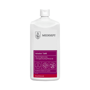 shumee Alkoholna tekočina za higiensko in kirurško razkuževanje rok Velodes Soft 1l