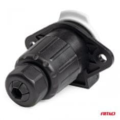 AMIO Priklopna vtičnica 7 PIN tip S 24V TIR AMIO-03223