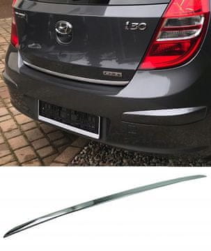 shumee HYUNDAI i30 I FD HB Kromirana obloga Kromirana vrata prtljažnika