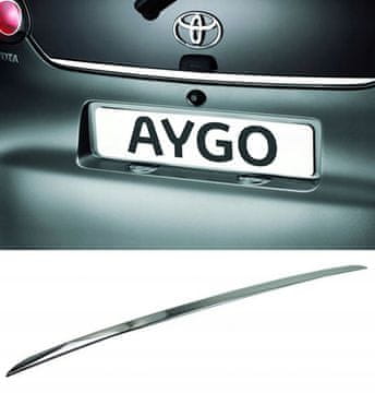 shumee Toyota AYGO I KROMIRANI LESTVIČKI Kromirana zaščita prtljažnika