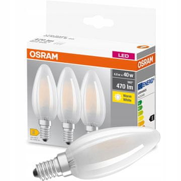 shumee Osram E14 4W A++ LED žarnice