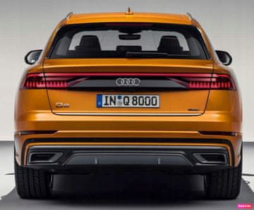 shumee Audi Q8 - Kromirana obroba za prtljažna vrata